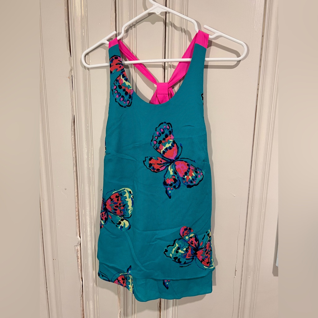 Lily Pulitzer Butterfly Bow Tank